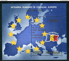 ROMANIA 1993 Council Of Europe Block MNH / **.  Michel Block 285 - Nuevos