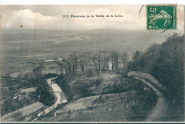 Delcampe - CPA -  Panorama De La Vallée De La Loire  -  ( SANCERRE  18) , Expédié De St-Satur D'aprés Les écrits Au Verso. - Sancerre