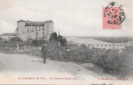 Delcampe - SAUMUR ( 49 ) - Le Château Et La Loire - Saumur