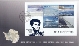 Ross Dependency 2012 Definitives / Scenic M/s FDC (F8677) - FDC