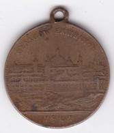 Jeton Token Glasgow Exhibition 1901 The Glasgow Flourish J.W.L. - Firma's