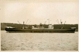 MOSSEL BAY * Carte Photo * Bateau Cargo Paquebot Commerce Marine Marchande ? Compagnie Société Sir R. Ropner - Cargos