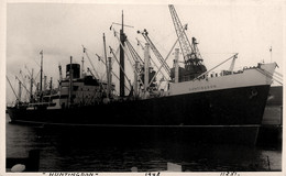 Delcampe - HUNTINGDON * Carte Photo * Bateau Cargo Paquebot Commerce Marine Marchande ? Compagnie Société Federal Line - Handel