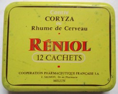 BOITE RENIOL CORYZA RHUME DE CERVEAU 12 CACHETS MEDICAL MEDECINE PHARMACIE PHARMACEUTIQUE MELUN - Medizinische Und Zahnmedizinische Geräte