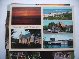 Delcampe - Nederland Holland Pays Bas Renesse Met Bezienswaardigheden - Renesse