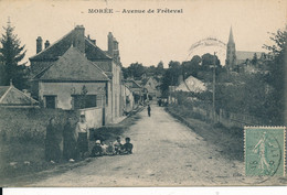 Morée (41 Loir Et Cher) Avenue De Fréteval - Phot. Desaix Circulée 1919 - Moree