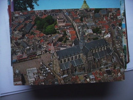 Delcampe - Nederland Holland Pays Bas Haarlem Met Leuke Luchtfoto Van De Stad - Haarlem