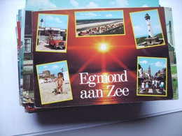 Nederland Holland Pays Bas Egmond Aan Zee Met Ondergaande Zon - Egmond Aan Zee