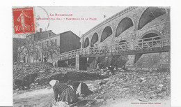 Delcampe - 66   CEREBERE  PASSERELLE  DE LA PLAGE  LAVANDIERES     2 SCANS - Cerbere