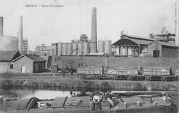 Delcampe - 21-8030 : DENAIN. LES HAUTS-FOURNEAUX. PANICHE. LIGNE DE CHEMIN DE FER WAGONS. - Denain