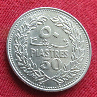 Lebanon 50 Piastres 1968 KM# 28.1 Lt 623 *V1T Liban Libano Libanon - Lebanon