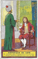 Delcampe - Chromo - Historique Du CAFE - Saint Eustache  - BONNIN LECOMTE - 5 - Soliman Agha Ambassadeur Sublime Porte - Tè & Caffè
