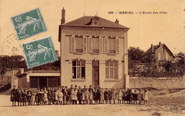 Delcampe - 21-8061 : MERIEL. ECOLE DES FILLES - Meriel