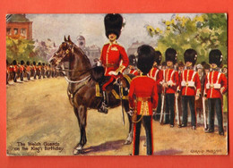 CAH-01 Tuck's Postcard The Welsh Guards On The Kings Birthday.  Gerald Hudson. Used In 1938 - Buckingham Palace