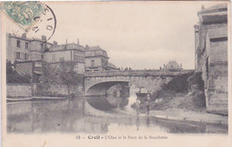 Delcampe - 60 - CREIL - L'OISE ET LE PONT DE LA BOUCHERIE - Creil