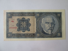 Czechoslovakia 20 Korun 1926 Banknote In Very Good Conditions - Czechoslovakia