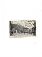 Delcampe - Carte Postale Ancienne Morez (39)  La Place Du Marché  Fontaine Des Trois Lions Et Quai De L'Hopital - Morez