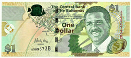 Bahamas - 1 Dollar - 2015 - Pick: 71A - Unc. - Serie AS - Sir Lynden O. Pindling - Bahamas