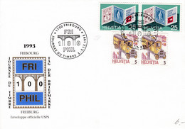 Delcampe - Journée Du Timbre Fribourg 1993 - Briefe U. Dokumente