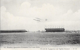 Delcampe - Semaine Lyonnaise D'Aviation (7-15 Mai 1910) - Le Vol De Legagneux Sur Biplan Sommer - Fliegertreffen