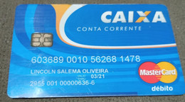 BANK CARD CAIXA ECONÔMICA FEDERAL - 03/21 - Tarjetas De Crédito (caducidad Min 10 Años)