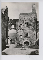 Delcampe - Château De Castelnau-Bretenoux - La Cour D'honneur (cp Vierge N°009) Moulierat - Bretenoux