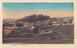 Delcampe - BITCHE  DANS LA MOSELLE  VUE GENERALE  CPA  CIRCULEE - Bitche