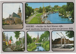 Delcampe - Joure - 'Vlecke In Het Friese Rijk Met Molens, Kerken, Water En Groene Dijk'  - (Friesland, Holland) - Joure