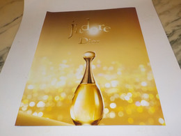 Delcampe - PUBLICITE  PARFUM J ADORE   2014 - Autres & Non Classés