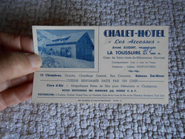 Petite Carte Chalet Les Arcosses  Fontcouverte-la-Toussuire - Otros Municipios