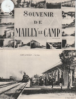 10 - 2  Cartes Postales Anciennes De Mailly Le Grand    Multi Vues ..   Et   .La Gare - Mailly-le-Camp