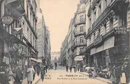 CPA 75 PARIS IXe RUE RODIER A LA RUE CONDORCET - Arrondissement: 09