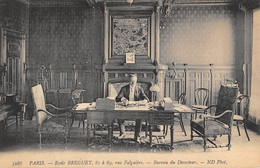 CPA 75 PARIS XVe ECOLE BREGUET RUE FALGUIERE BUREAU DU DIRECTEUR - Paris (15)