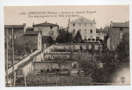 - CPA AMPLEPUIS (69) - Jardins Et Maison Feyssel (La Dégringoule De La Ville à La Gare) - Edition Farges 1286 - - Amplepuis