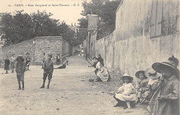Delcampe - CPA 75 PARIS XVIIIe MONTMARTRE RUES BECQUEREL ET SAINT VINCENT - Paris (18)
