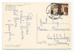 Delcampe - P6366 Repubblica Di San Marino - La Seconda Torre - Panorama - Nice Stamps Timbres Francobolli / Viaggiata - San Marino