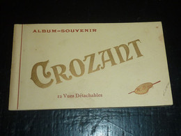 Delcampe - CROZANT - ALBUM SOUVENIR DE 12 VUES DETACHABLES  - CARNET COMPLET - 23 CREUSE (B.A) - Crozant