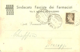 Cartolina - Sindacato Fascista Dei Farmacisti - Non Classés