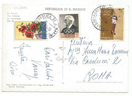 Delcampe - P6376 Repubblica Di San Marino - La Rocca - Nice Stamps Timbres Francobolli / Viaggiata 1960 - San Marino