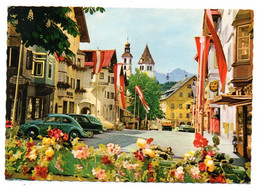 Autriche--KITZBUHEL--1963---Haupstrasse ( Voitures Dont  VW )..timbre...cachet - Kitzbühel