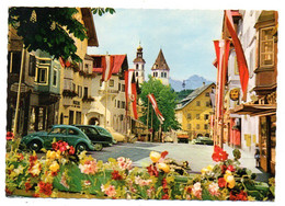 Delcampe - Autriche--KITZBUHEL--1963---Haupstrasse ( Voitures Dont  VW )..timbre...cachet - Kitzbühel