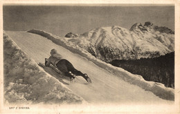 N°86148 -cpa Luge - Sports D'hiver