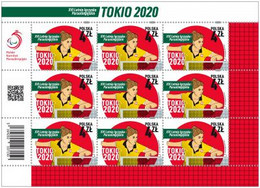 Poland 2021 / XVI Paralympic Summer Olympic Games TOKYO 2020, Table Tennis MNH** New!!! - Summer 2020: Tokyo