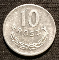 POLOGNE - POLAND - 10 GROSZY 1963 - KM AA47 - Pologne