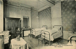 Chartres * 2 Cpa * La Clinique St François Du Docteur Médecin FOURMESTREAUX * Hôpital * Chambre Et Salon - Chartres