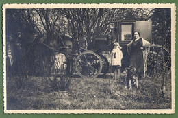 Delcampe - CARTE PHOTO 1932 - VAL DE MARNE - VINCENNES - Animation Devant Un Bel Attelage à L'arrêt - Lieu Précis à Identifier - Vincennes