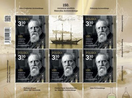 Poland 2021 / 150th Anniversary Of Henryk Arctowski Birth, Polish Scientist And Explorer Full Sheet MNH** New!!! - Feuilles Complètes