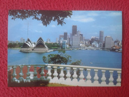 POSTAL POST CARD AUSTRALIA SIDNEY CARTE POSTALE POSTKARTE OCEANIE SKYLINE FROM MILSON'S POINT N.S.W. OPERA HOUSE....VER - Sydney