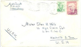 LETTER  1957  A NASHVILLE   USA - Lettres & Documents