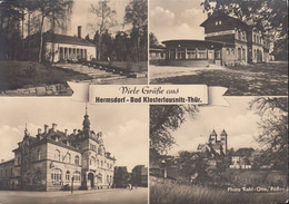 D-07639 Bad Klosterlausnitz - Hermsdorf - Rathaus - Bad Klosterlausnitz Bahnhof - Sanatorium - 2x Nice Stamps - Bad Klosterlausnitz